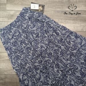 Jane Ashley Comfort Waist Maxi Skirt Size M